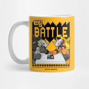 digimon lets battle! Mug